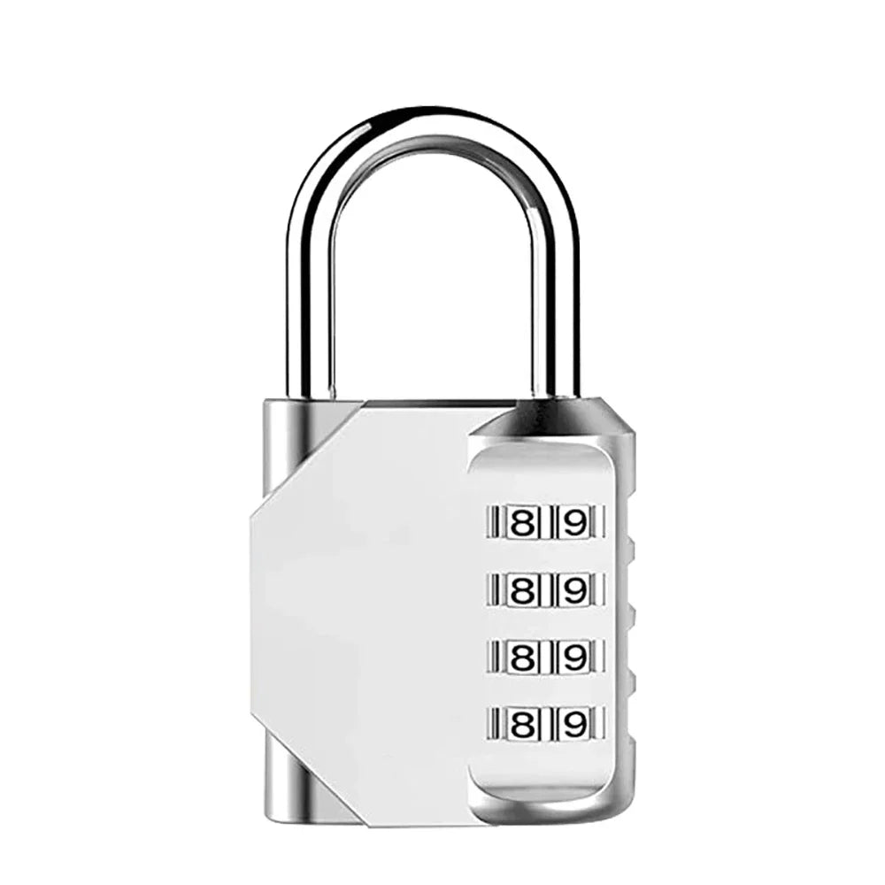Travel Padlock Anti-theft Backpack Small Padlock Resettable 3/4 Digit Combination Suitcase Password Code Lock Luggage Padlock