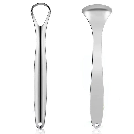 Premium 1pcs/3pcs Metal Tongue Scraper Cleaner for Adults & Kids, Portable Stainless Steel Tongue Scrapers Brushes for Removing
