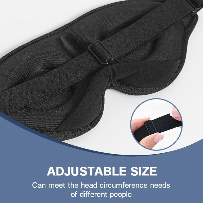 3D Three-dimensional Sleep Eye Mask Aviation Travel Memory Foam Concave Blackout Eye Mask Block Out Light With Women Men